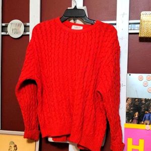 Women's Red Sweater